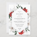 Search for red and white christmas invitations Modern