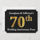 Search for 70th wedding anniversary invitations Elegant
