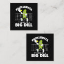 Search for pickleball paddle business cards Funny