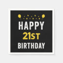 Search for 21st birthday napkins Cheers