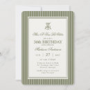 Search for striped birthday invitations For her