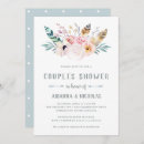 Search for rustic shower wedding invitations Blue