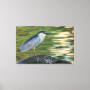Search for wildlife canvas prints Heron