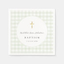 Search for green and white checkered napkins For kids