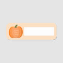 Search for pumpkin name tags Orange