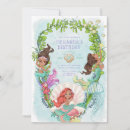 Search for african american mermaid birthday invitations Girl
