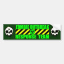 Search for zombies bumper stickers Monsters