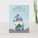 Search for gnome pun cards Green