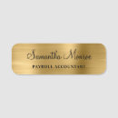 Search for golden name tags Modern