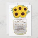 Search for sunflower mason jar invitations Elegant