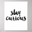 Search for curious posters Typography