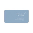 Search for baby blue return address labels For her