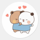 Search for panda cute stickers Couple