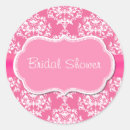 Search for damask bridal shower stickers Bride