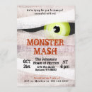 Search for monster mash invitations Scary