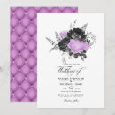 Search for lavender black wedding invitations Roses