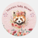Search for red panda stickers Watercolor