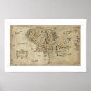 Search for middle earth map posters Bilbo baggins