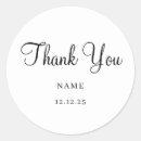 Search for thank you bridal shower stickers Handwritten script typography
