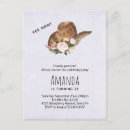 Search for hat birthday invitations Cowgirl