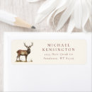 Search for rustic deer return address labels Hunting