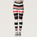 Search for red white and black leggings Stripes