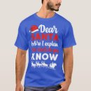 Search for santa knows tshirts Xmas