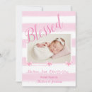 Search for blessed birth announcement cards Baby girl