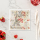 Search for vintage paris napkins Paris bridal shower