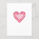Search for gems postcards Pink