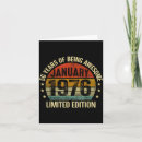 Search for 1976 birthday cards Limited edition