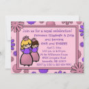 Search for twins princess birthday invitations Cute