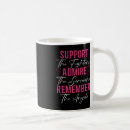 Search for breast cancer awareness month mugs Support