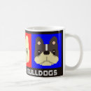 Search for french bulldog cartoon mugs Illustration
