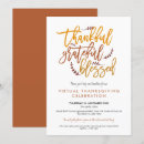 Search for thankful grateful blessed invitations Autumn