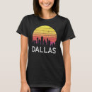 Search for dallas skyline tshirts Retro
