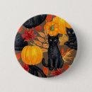 Search for pumpkin cat badges Halloween