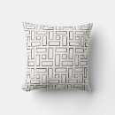 Search for linear cushions Black and white