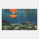 Search for flames rectangle stickers Blue