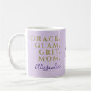 Search for purple and gold mugs Mother