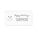 Search for happy face return address labels Funny