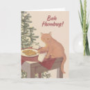 Search for bah humbug christmas cards Cat