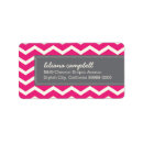 Search for grey chevron return address labels Stylish