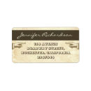 Search for ticket return address labels Antique