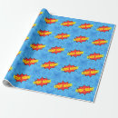 Search for comic book wrapping paper Yellow