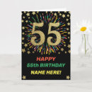 Search for happy 55th birthday Black and gold