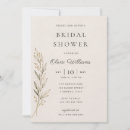 Search for olive branch bridal shower invitations Botanical