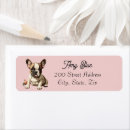 Search for french bulldog return address labels Puppy