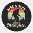 Search for hide and seek stickers Sasquatch
