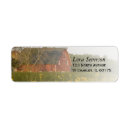 Search for scenic return address labels Rustic